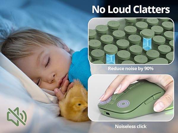 silent typewriter keyboard