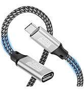 USB C Extension Cable 9.84FT,240W/20Gbps/5K@60Hz USB C 3.2 Extender,4k@144Hz Type-C Video Cable,M...