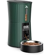 Petory Timed Automatic Cat Feeders - 4L Programable Dry Food Dispenser for Cats and Small Medium ...