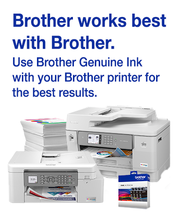 Brother works best with Brother. Use Brother Genuine Ink with your printer for the best results