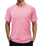 MAGCOMSEN Men's Short Sleeve Moisture Wicking Shirts Athletic Running Workout T-Shirts Performanc...