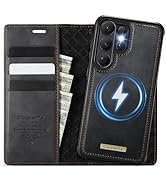 Konstreet for Samsung Galaxy S26 Ultra Case 2 in 1 Magnetic Removable Card Holder Durable Leather...