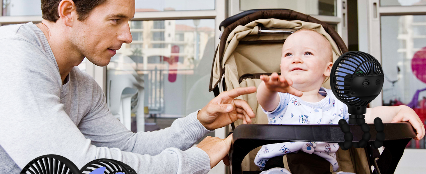 stroller fan