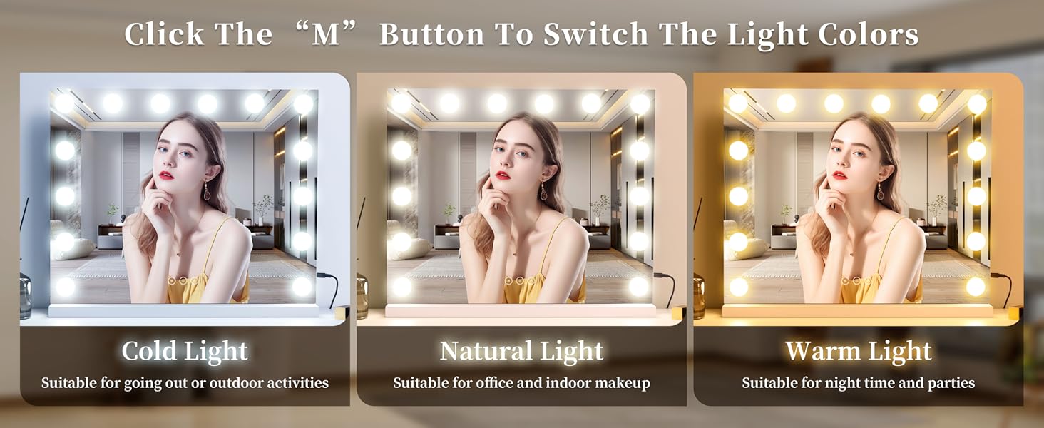 vanity mirror with lights