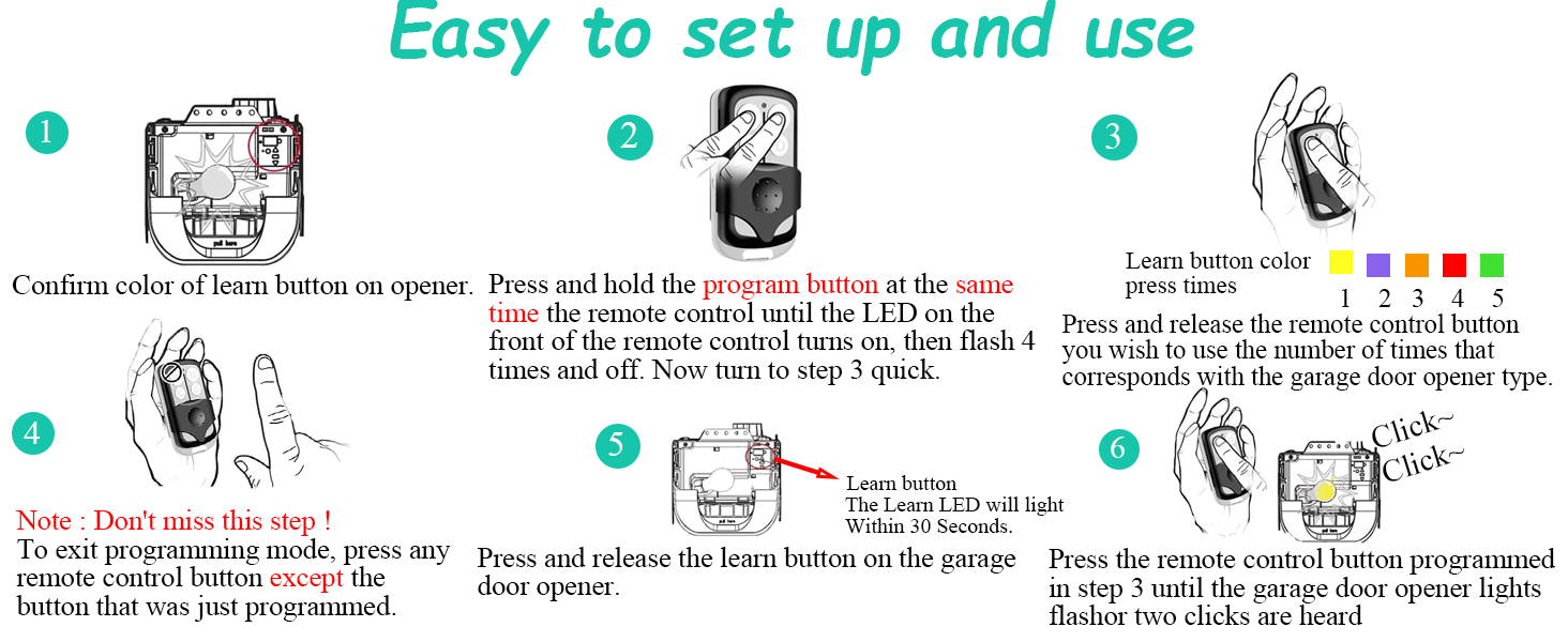 Easy to set up and use
