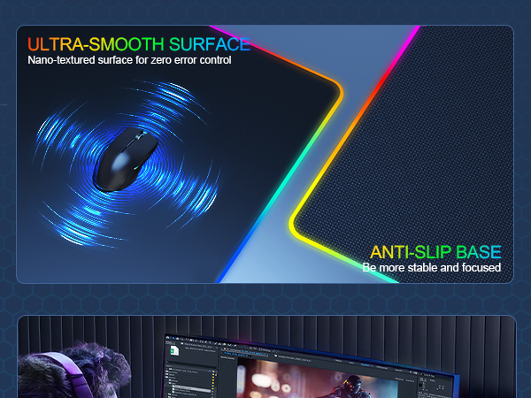 non-slip mouse pad