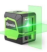 Ereoin Laser Level Self-leveling, Green Cross with vertical and horizontal lines, IP54 waterproof...