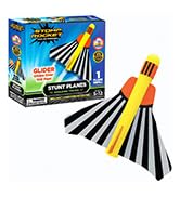 Stomp Rocket Stunt Airplane Refill - Glider Plane Launcher for Kids - Soars Over 100 Feet - Fun O...