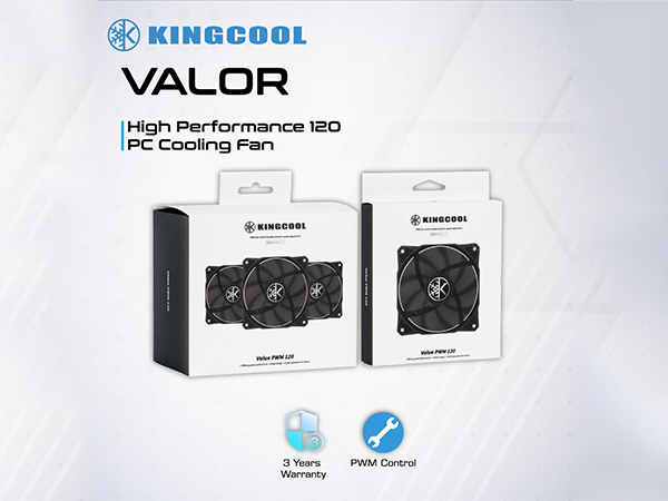 Kingcool valor high performance 120 PC cooling fan