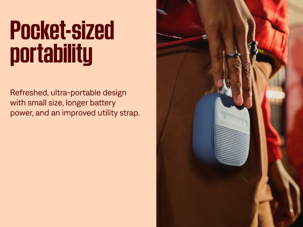 Pocket-sized portability