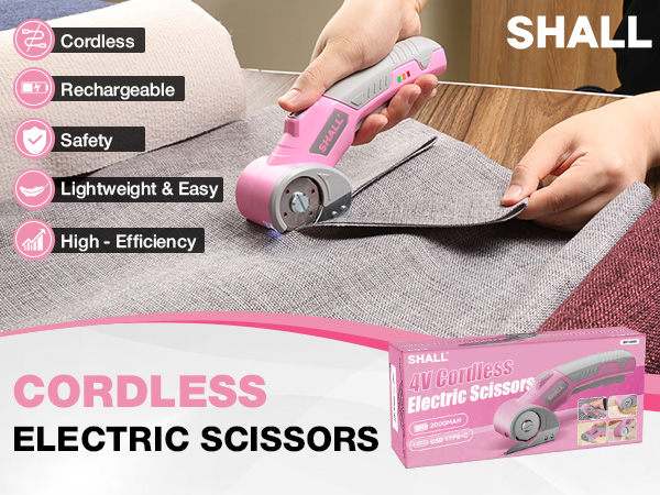 SHALL 4V Cordless Electric Scissors