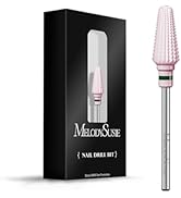 MelodySusie Professional Tornado 3/32'' Nail Drill Bits, Ceramic Multi-Function Bits, Suitable fo...