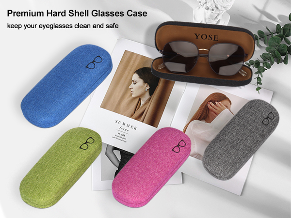 Hard shell glasses case
