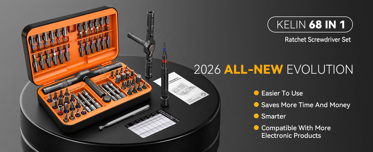 Magnetic Ratchet Screwdriver Set