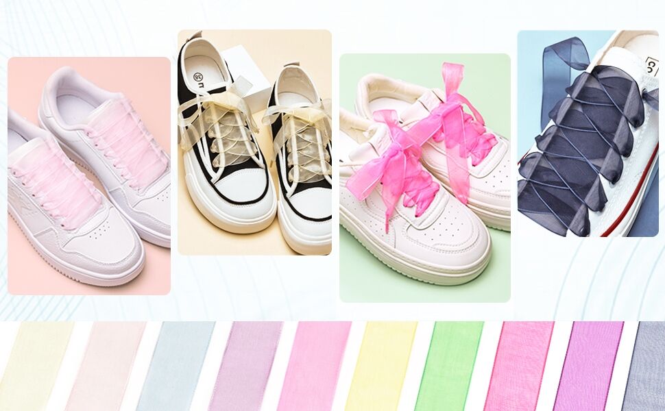 Snow Yarn Shoelaces