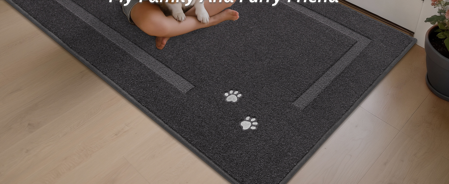 dog muddy paw mat