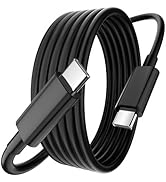 65W USB C to USB C Cable 6FT Type C Laptop Fast Charging Cord for HP/Chromebook/MacBook Pro/DELL/...