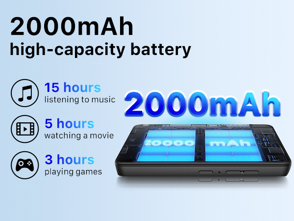 Long Battery Life Music Player