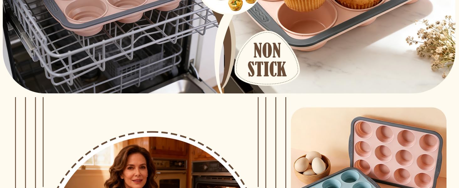 silicone muffin pan