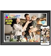 2K 64GB 11inch Digital Picture Frame WiFi6&amp;5G Digital Photo Frame 1920x1280 FHD IPS Touch Screen ...