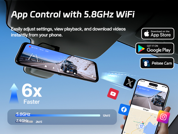 rearview mirror backup camera