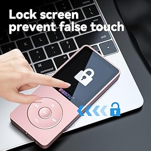 Lock screen Bluetooth music player with bluetooth portable music devices bluetooth mp3 music player