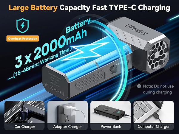 Large Battery Capacity