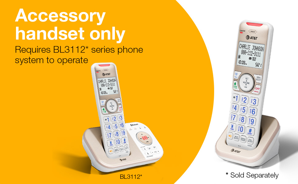 *image keywords: AT&amp;T, BL3112-0, Cordless Phone, Accessory Handset, BL3112 