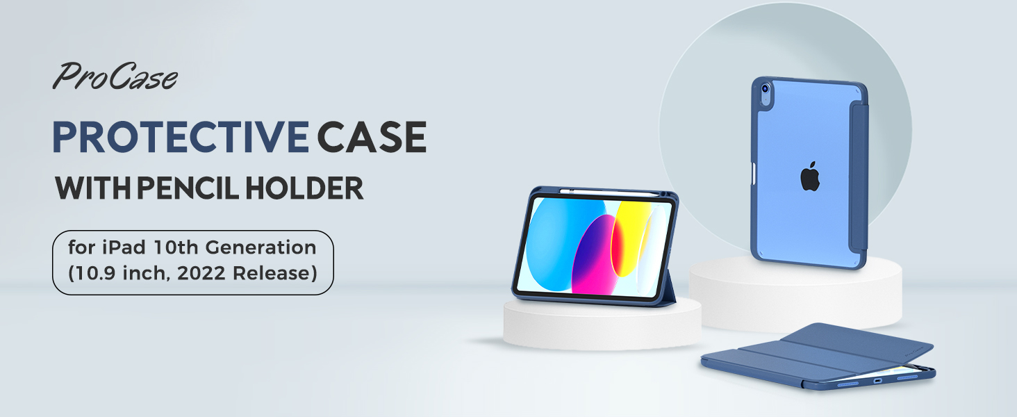 iPad 10th Generation Case with Pencil Holder