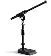 Stage Rocker Adjustable Low-profile Microphone Stand - Snare/Tom Bottom/Bass (Kick) Drum/Table To...