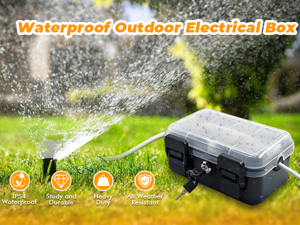 waterproof outdoor electrical box