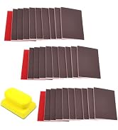 MVRPOWER 3x4 Inch Sanding Sponge Set, 30Pack Grit 120-3000 with Sanding Blocks, Includes Sandpape...
