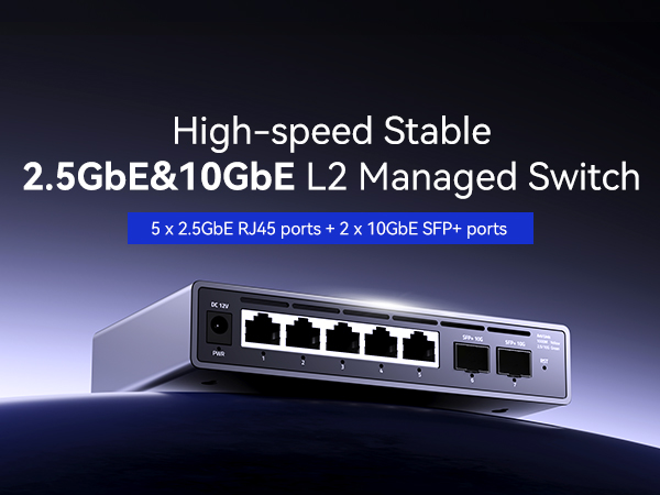 2.5G+10G Managed Switch