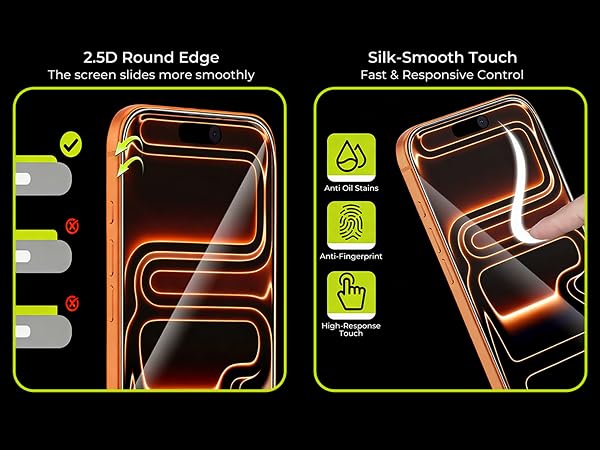 3 Pack Designed for iPhone 17 pro max Screen Protector with Installation Frame