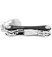 KeySmart Compact Minimalist Pocket-Sized Key Holder and Key Organizer w Expansion Screws, EDC Key...