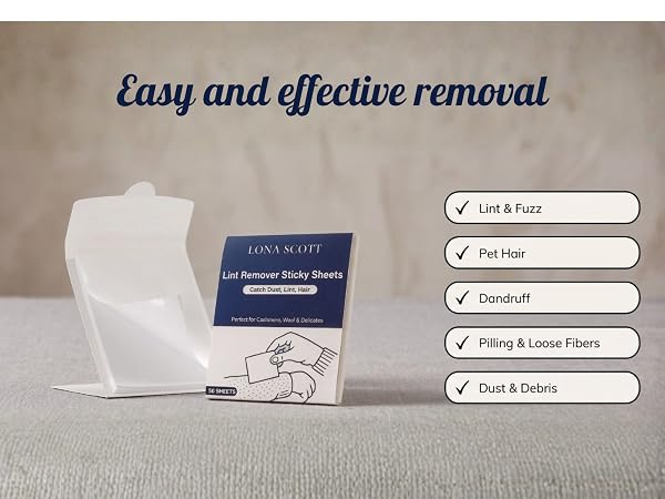 Lona Scott Lint Remover Sticky Sheets