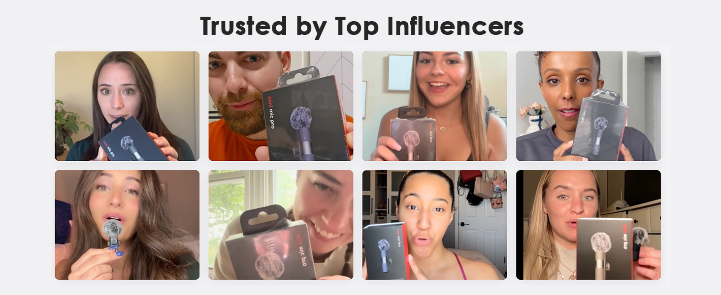 Microphone for iPhone, wireless microphones, mini mic, bluetooth microphone, lavalier microphone