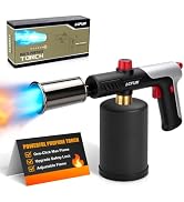 Propane Torch Gun, One-Press Max Flame Thrower Gun with Safety Lock | Max Flame Safety Switch,Adj...