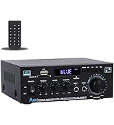 Stereo Audio AK45 Amplifier,300W Home 2 Channel Wireless Bluetooth 5.0 Power Amplifier System, Ho...