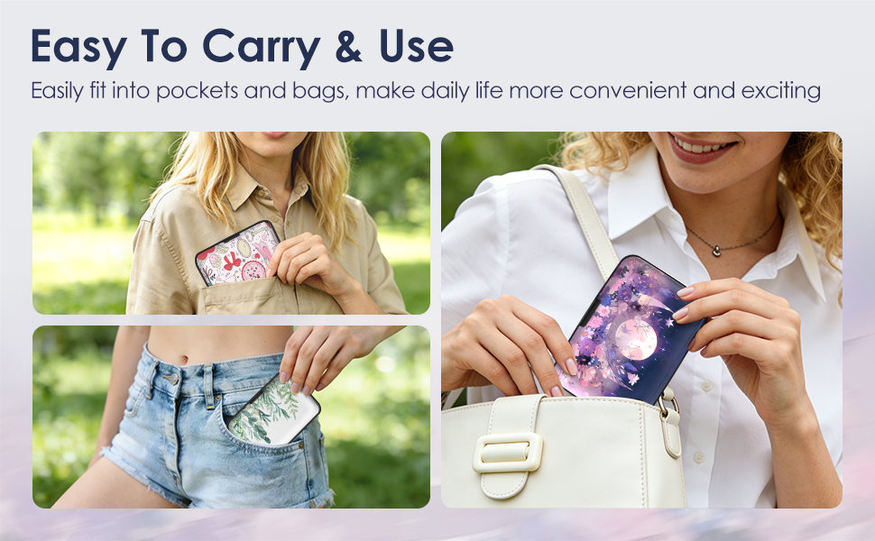Easy carry credit card case holder