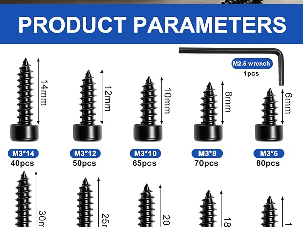 M3 Screws Kit