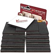 Non Slip Furniture Pads -12pcs 4" Furniture Grippers Hardwood Floors, Non Skid for Furniture Legs...