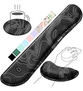 Gimars Upgrade Enlarge Silky Gel Memory Foam Wrist Rest for Computer Keyboard, Mouse, 3 PCS, Ergo...
