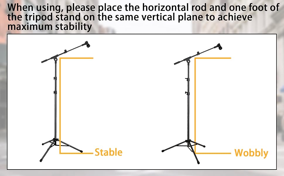 microphone stand boom arm