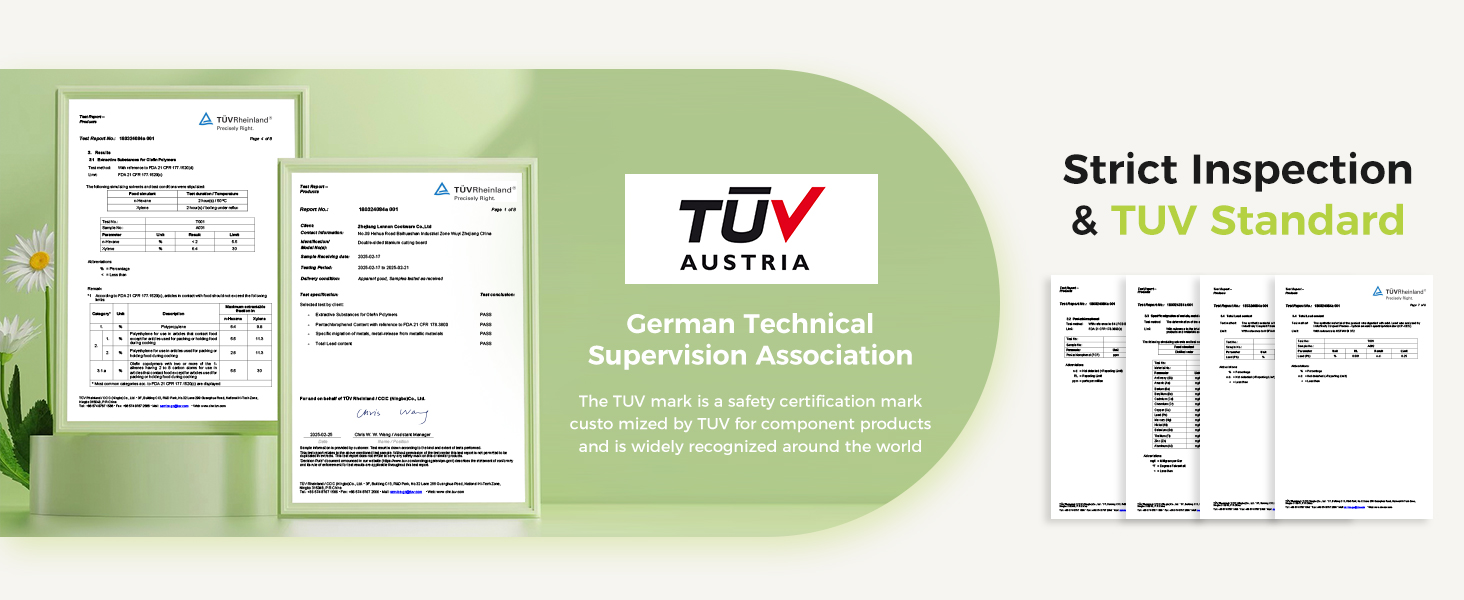 Strict Inspection &amp;amp; TUV Standard
