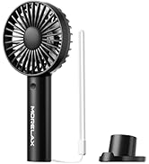 Jancane Handheld Fan, USB Rechargeable Mini Portable Fan with Base, 10H Battery, Strong Wind, Sma...