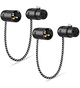 WLTASUY Right Angle XLR Cable,Adjustable-Angle Low-Profile Female XL-R to Male X-LR Microphone Ca...