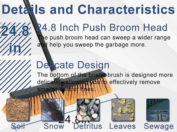 push broom outdoor heavy duty