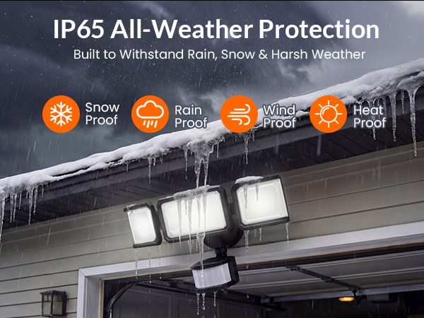 motion sensor flood light outdoor