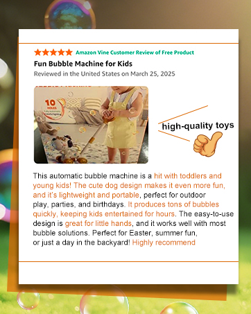 toddler bubble machine